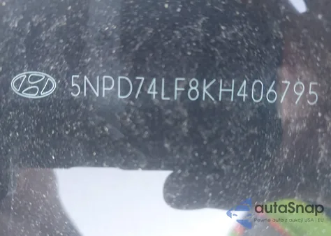 2019 Hyundai Elantra Se from USA, damaged, VIN 5NPD74LF8KH406795